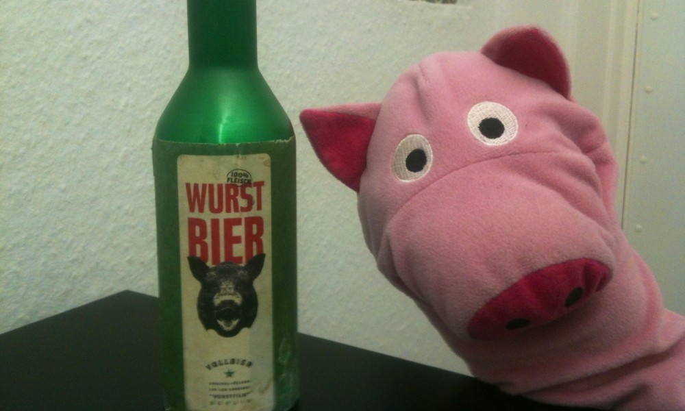Das Schwein will abreisen!