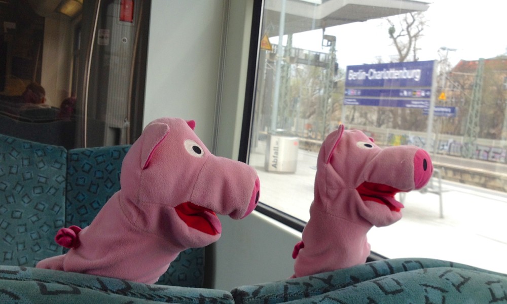 Tatsächlich, denn die nächste Fahrt geht rückwärts!