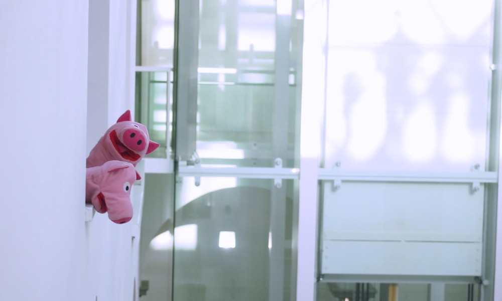 Zur Erholung noch schnell einen Blick aus dem Fenster...