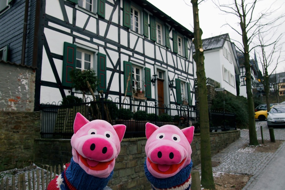 Am Ziel: Stadt Blankenberg.