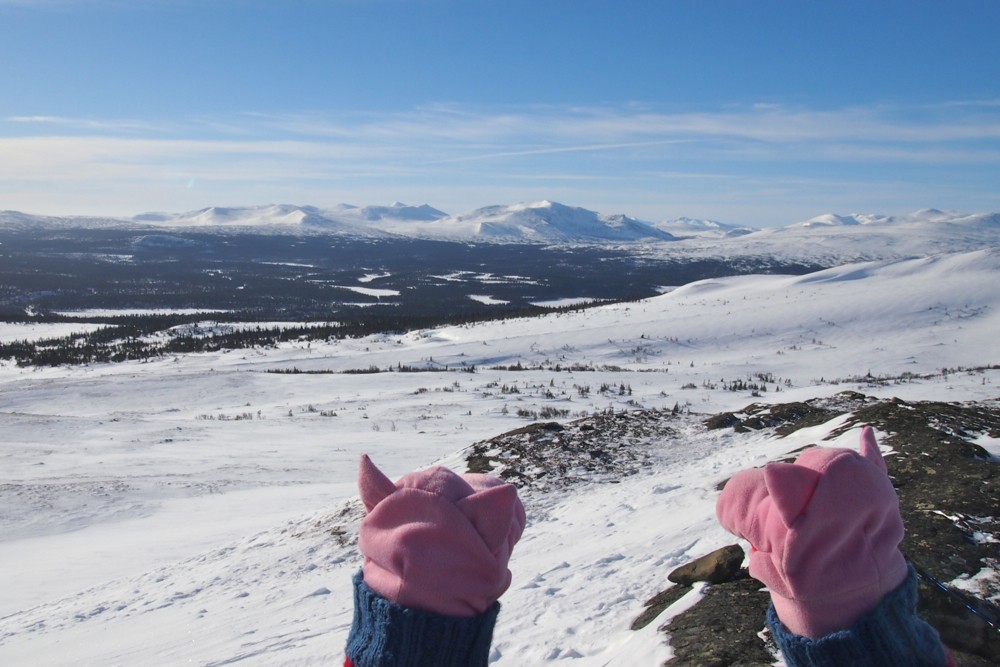 Weite Aussicht bis nach Stensdalen.