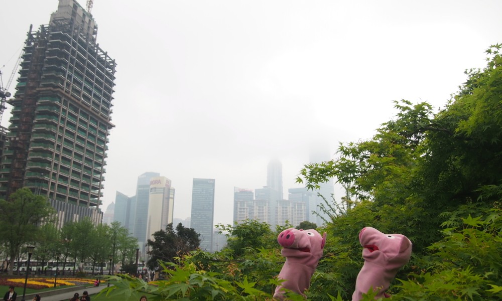 Hier ist noch nicht fertig: es wird immer weiter gebaut.