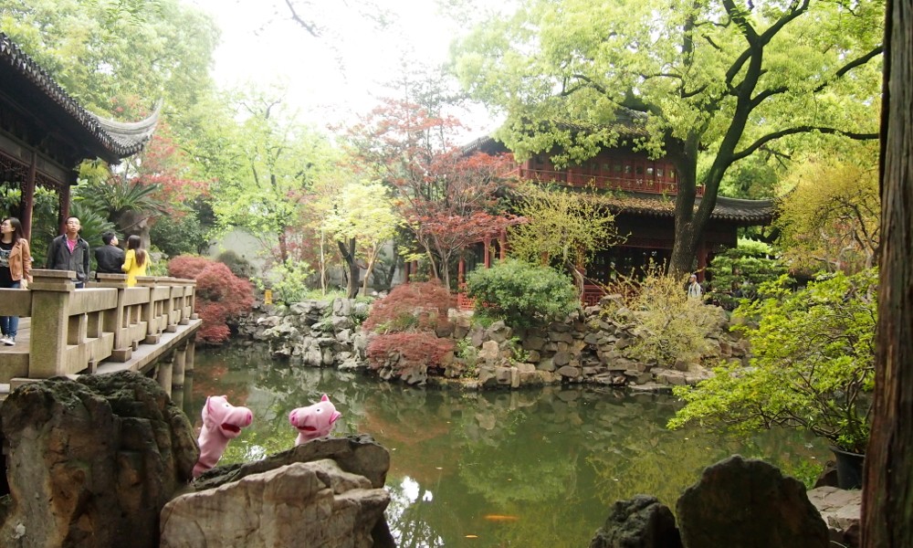 Im Yu-Garten legt man viel Wert auf Harmonie.