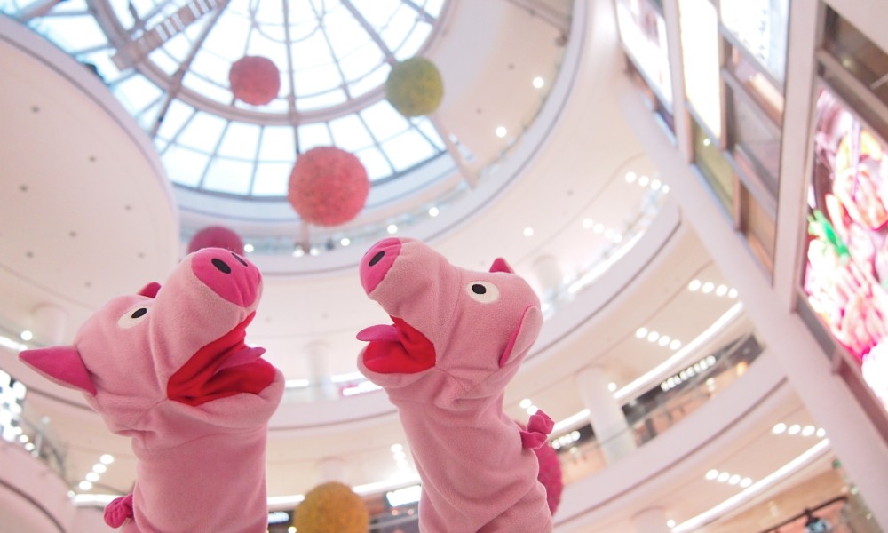 Die Schweine hätten gerne so Bommel in ihrer Wohnung.