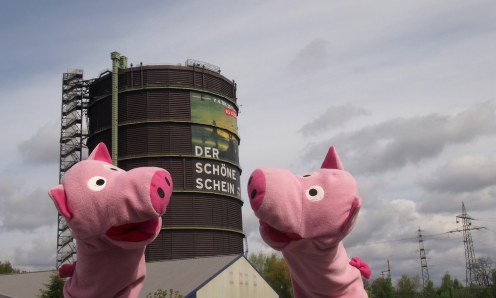Im Potatometer wurden früher Kartoffeln gelagert, jetzt gibt es die Ausstellung "Das schöne Schwein".