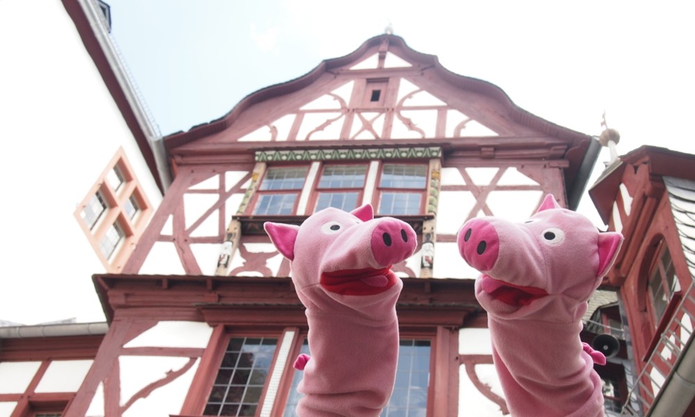 In diesem Haus lebte Graf von Schweiningen, der die Kartoffeln importiert hatte.