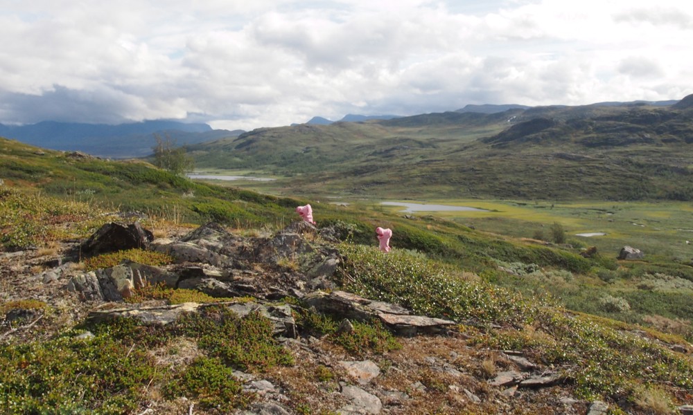 Ganz schön anstrengend ist der Weg nach Sjangeli ...