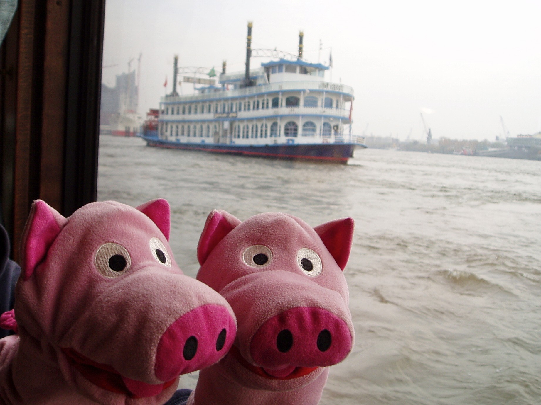 Vorher wird aber noch eine Hafenrundfahrt gemacht.