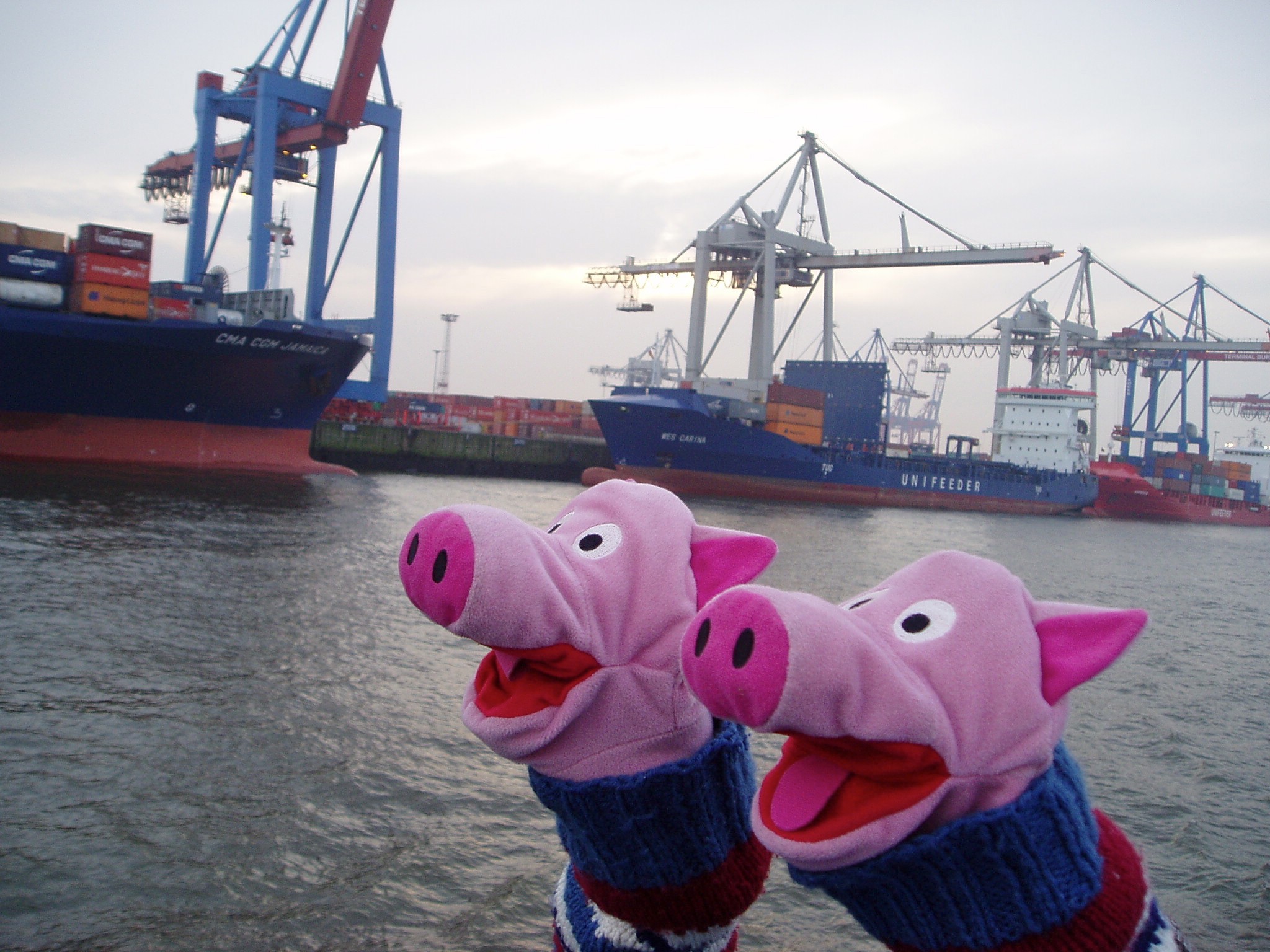 Huiii! Und windig ist's! Werden hier auch Kartoffeln verschifft?