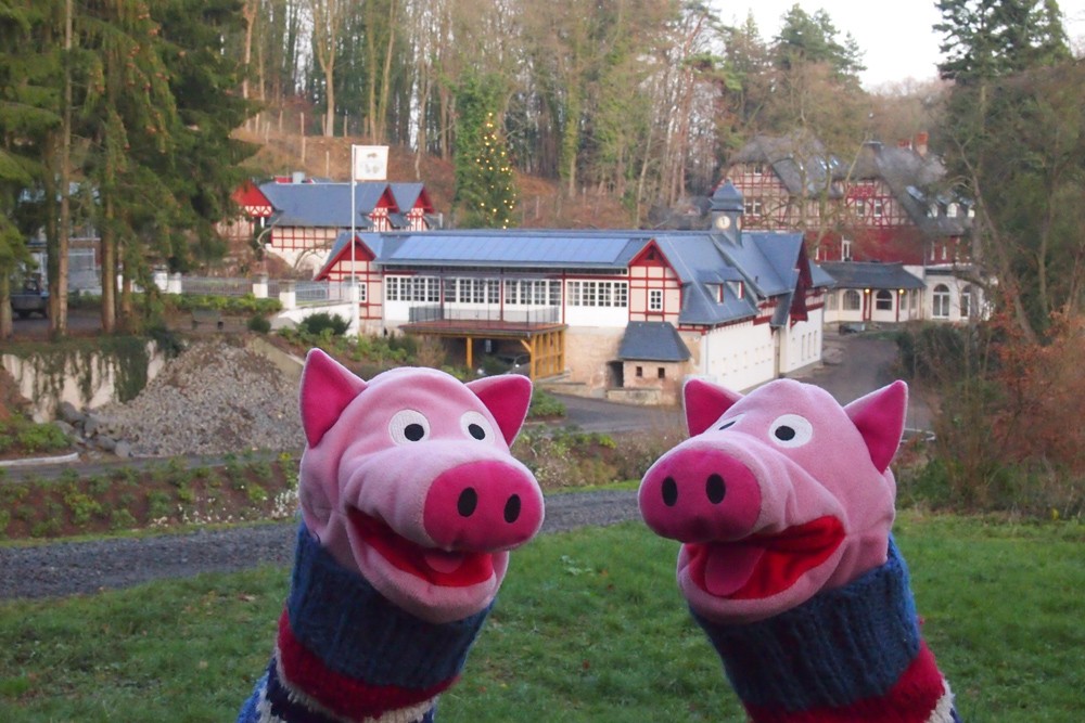 Bei Schloss Calmuth.