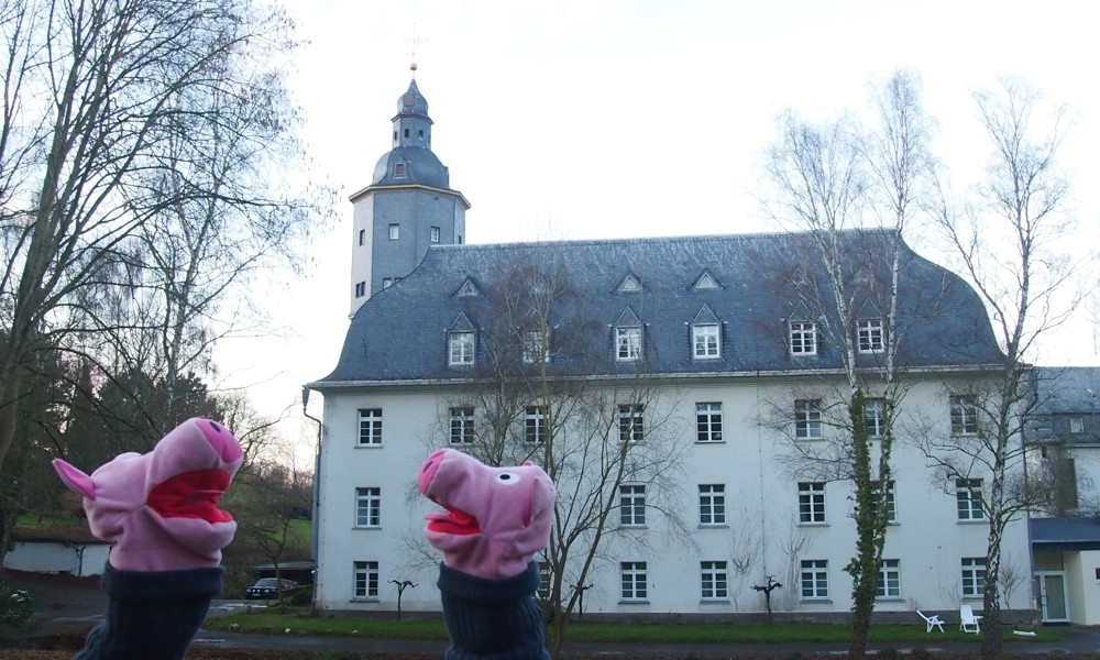 Die Schweine lachen sich kaputt. Eine Woche keine Kartoffeln? Nie! Dann lieber wandern!