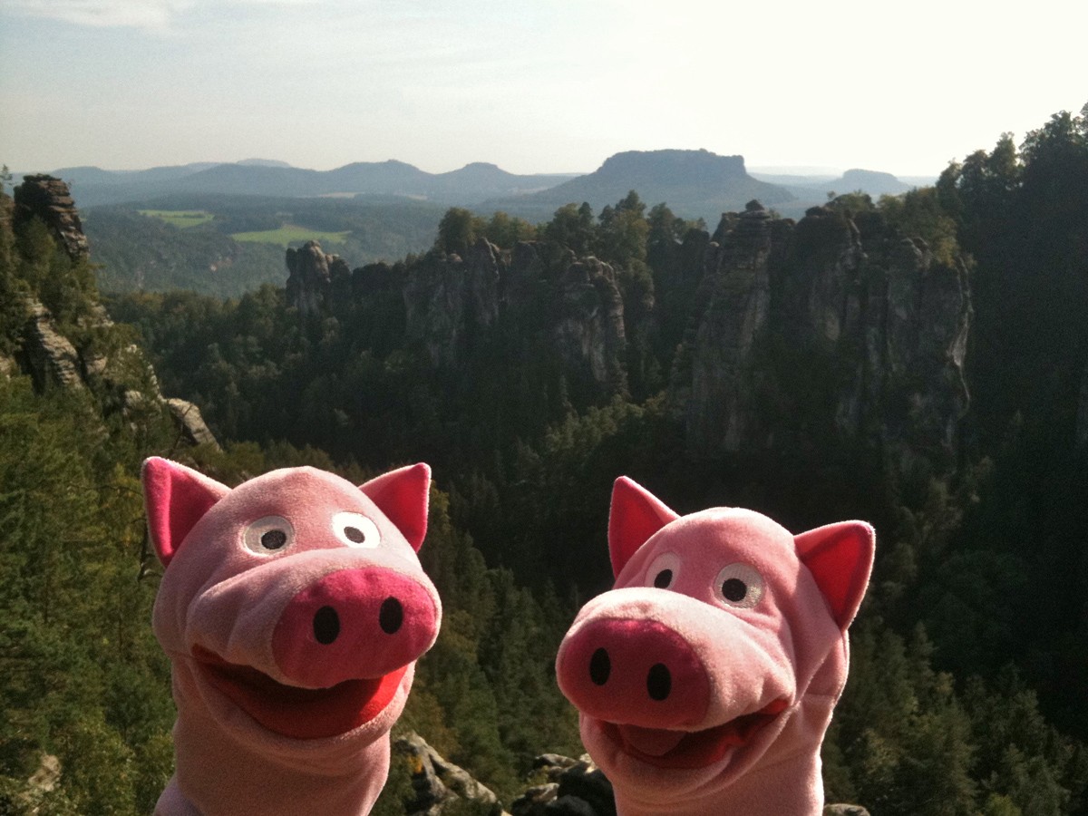 ... wurde aber mit manchem schönen Ausblick ...
