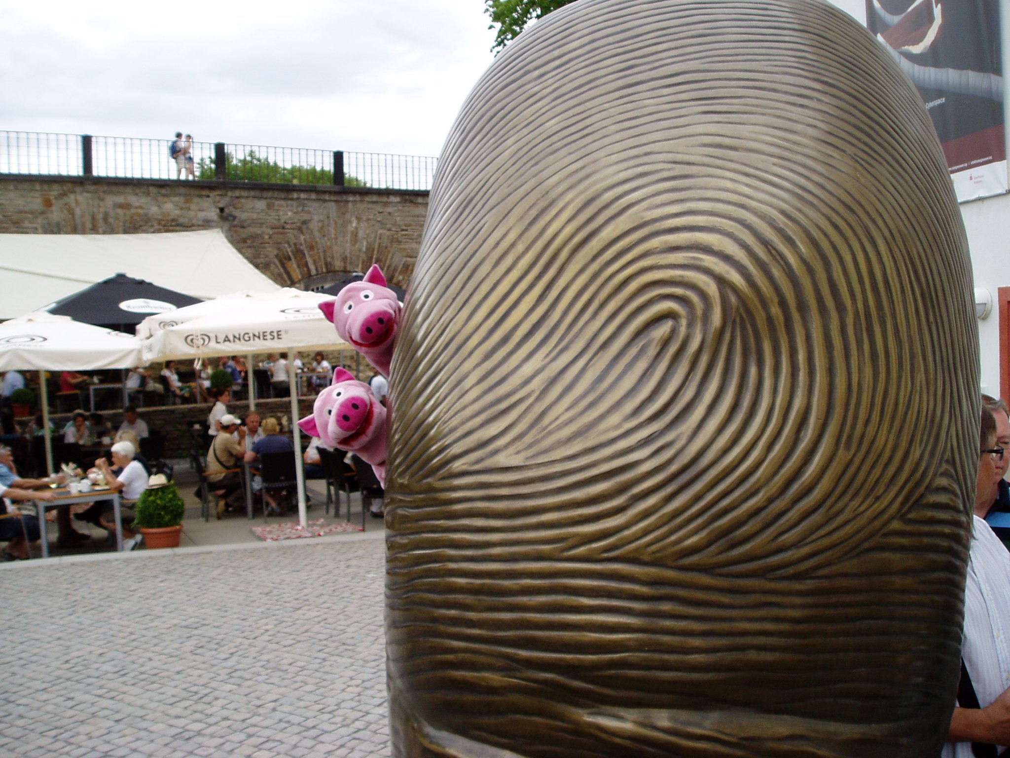 Auch Kunst wird auf der Buga geboten.