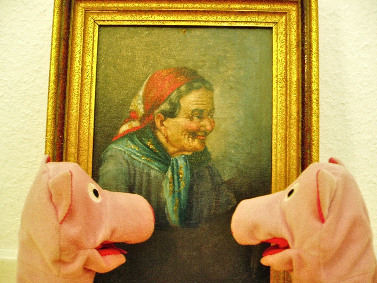 Daher werden die Kunstwerke im Hotel besichtigt.