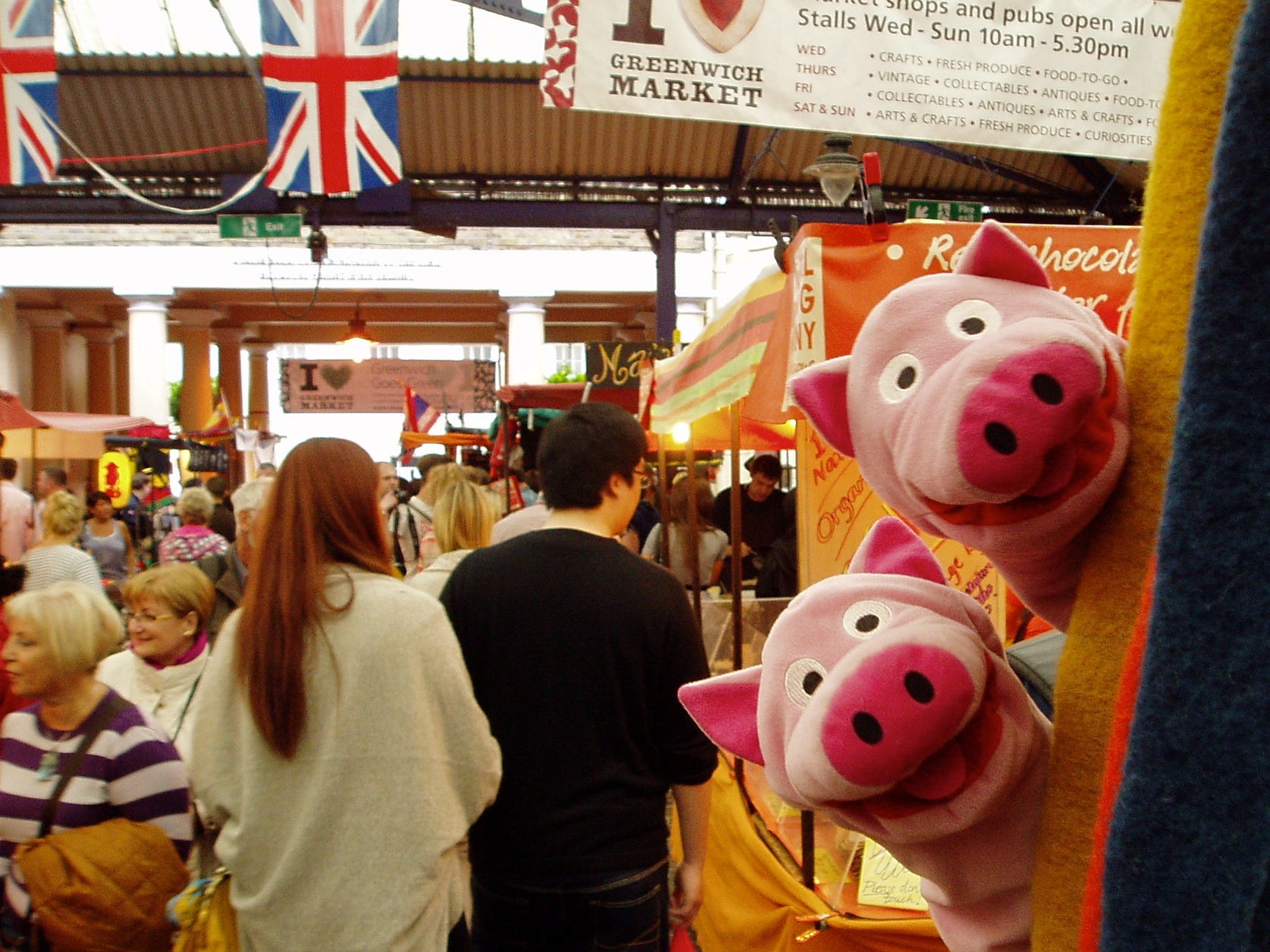 Greenwich market: hier gibt es...